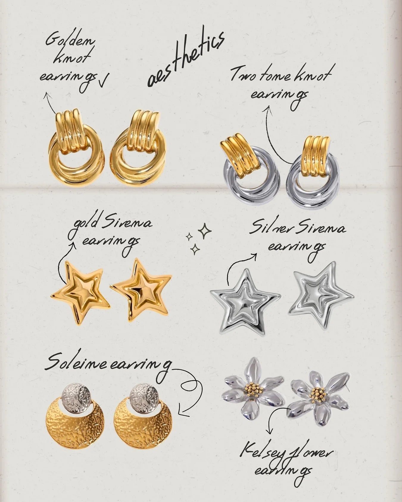 Uworld Stainless Steel Thread-Wrapped Simple Hoop Earrings Minimalist Women's 18K Gold Color Fashion Elegant Dainty Ear Jewelry