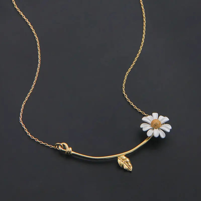 Sweet Small Daisy Flower Bracelets For Women Personality Cute Flower Bangles Girls Wedding Party Birthday Jewelry Gifts