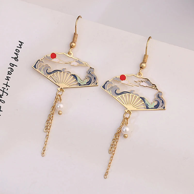 New Fashion Small Daisy Flower Stud Earrings For Women Girl Cute Rabbit Cat Flowers Asymmetrical Earring Party Jewelry Gifts