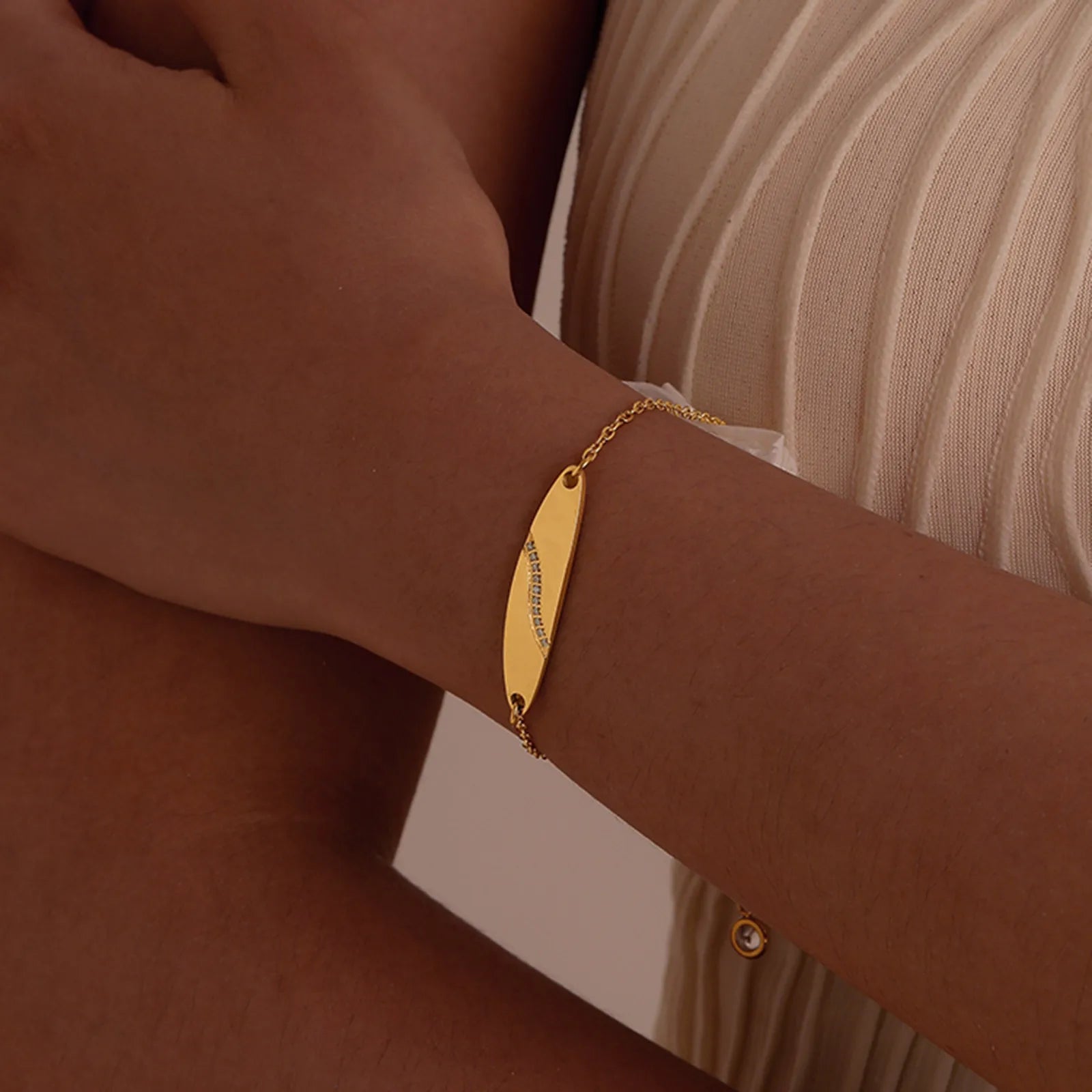 Couple Name Date Customized Bracelet,Zircon Surfboard Engrave Bracelets for Lovers,Personalized Birthday Anniversary Record