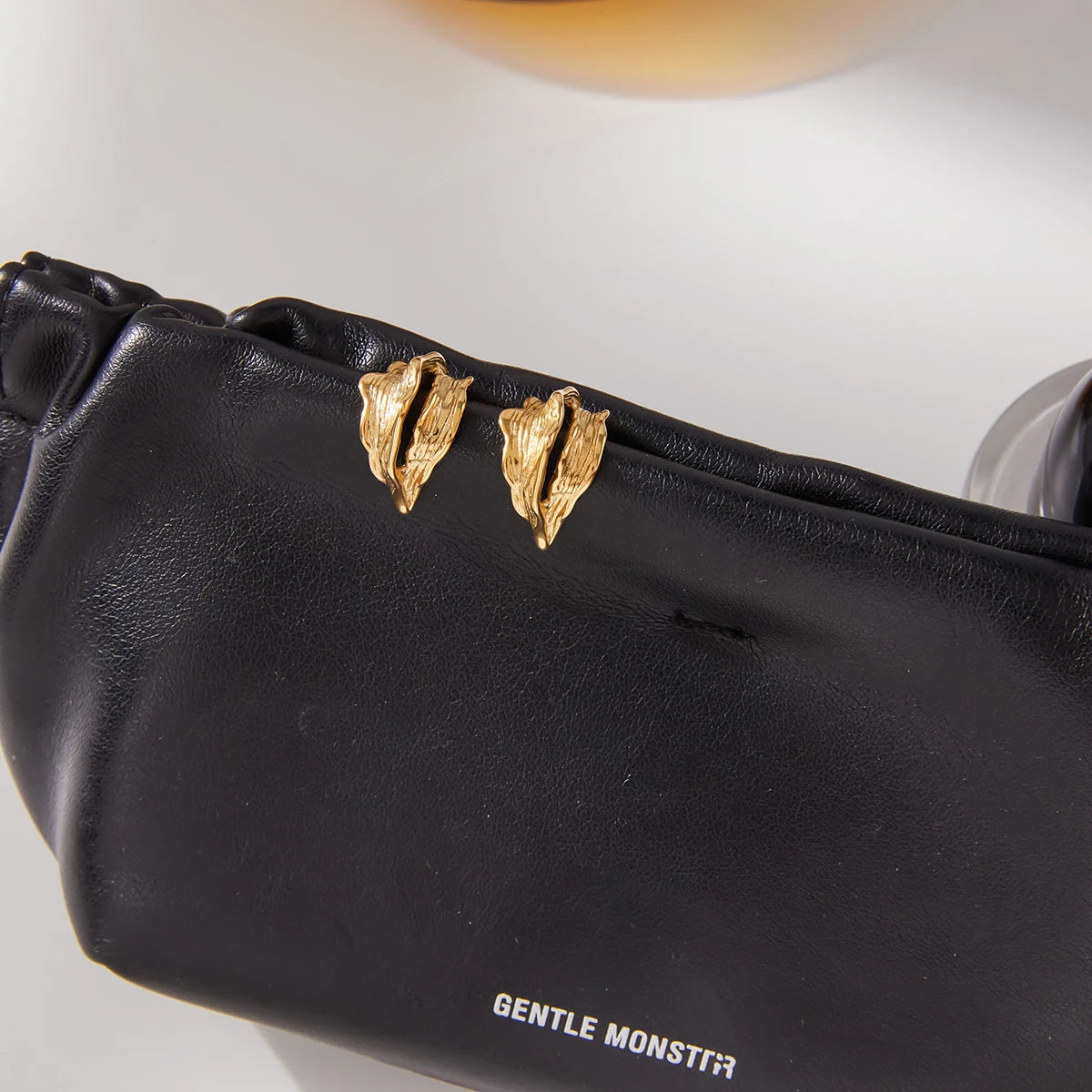 Uworld Personalized Statement Stainless Steel Waterproof Ribbed Wave Hollow C-Ring Earrings Ear Bone Jewelry