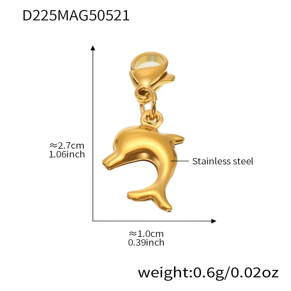 Nivora Distinctive Stainless Steel Heart Flower Little Bear Pendant Necklaces Bracelets For Women Wedding Jewelry Sets Gift