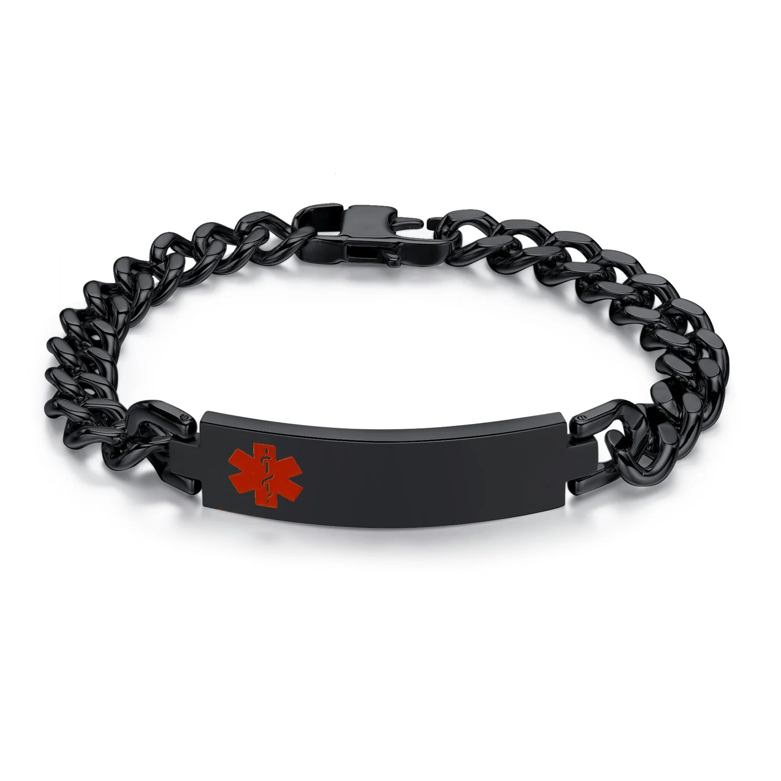 Stainless Steel ID Medical Bracelets with Medical LOGO, Autism Bracelets, Jewelry Gifts