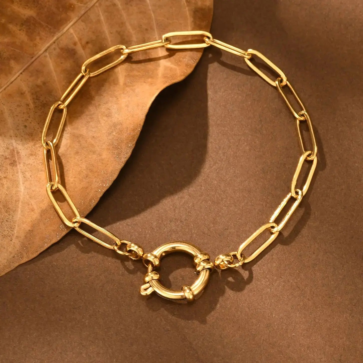 Exquisite Small Square Chain Bracelet for Women Girls, Gold Color Stainless Steel Bubble Buckle Bracelets,Fashion Jewelry Gifts