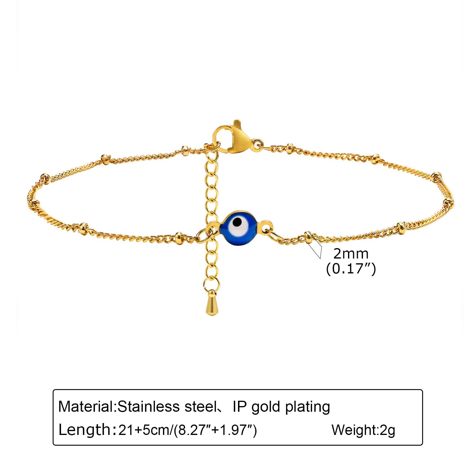 Stainless Steel Pearl Anklets Bracelet for Women, 18k Gold Plated  Foot Chain Adjustable Stackable Bracelets on Leg Jewelry