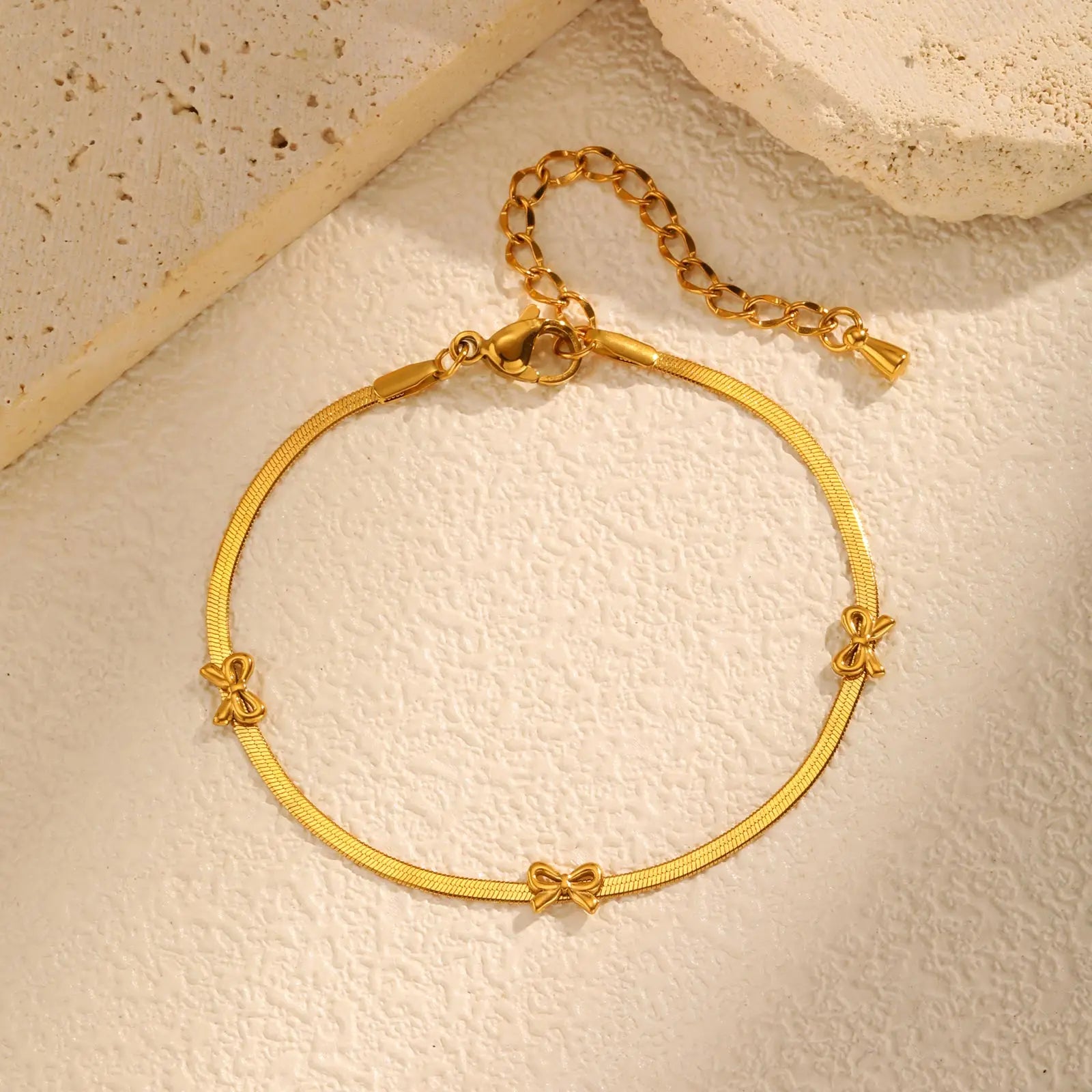 Stainless Steel Flat Rolo Chain Heart Bracelet for Women,Blade Chain Bracelets with Butterfly Accessories,Fashion Jewelry Gift